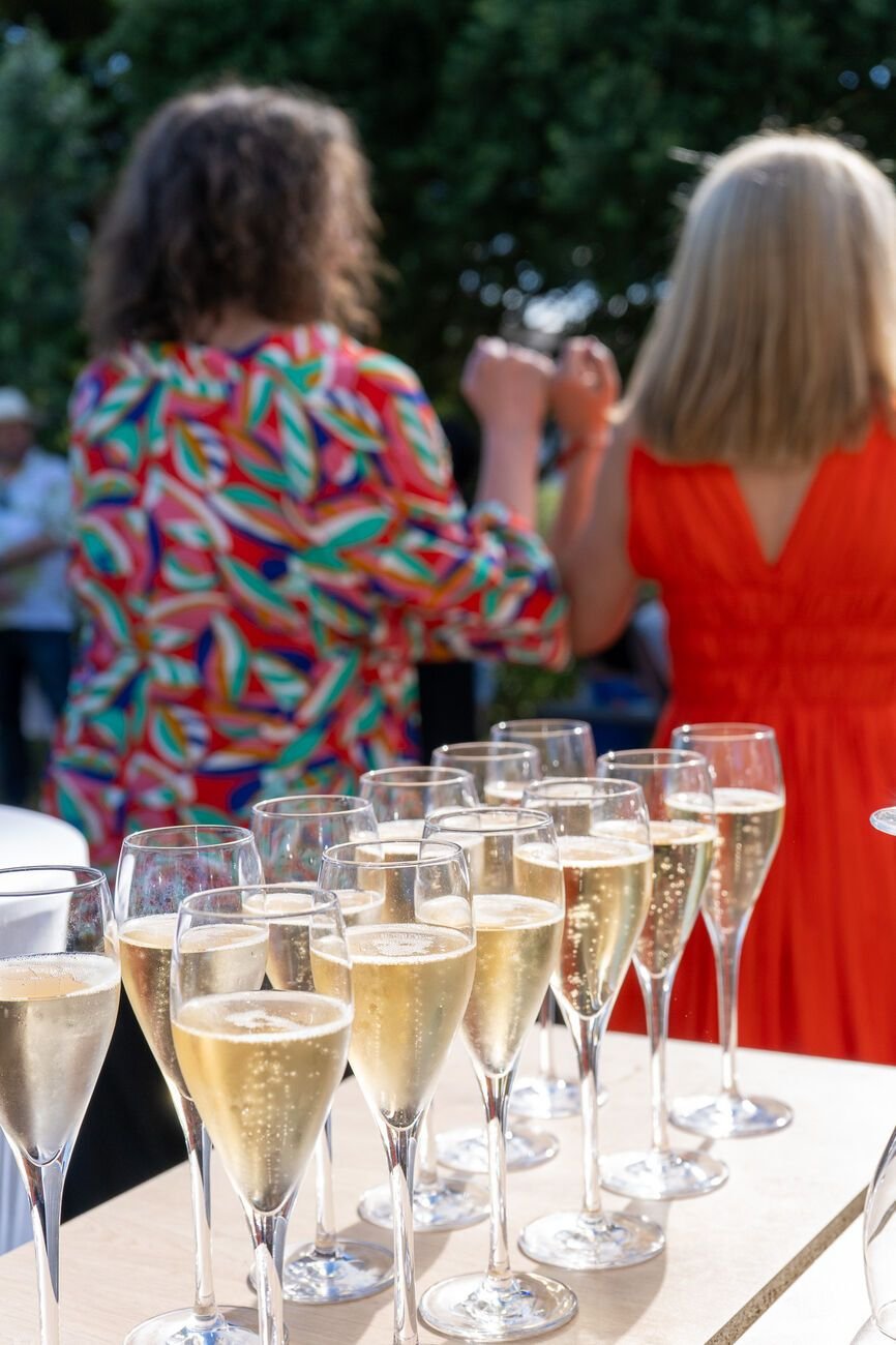 Champagne à l'accueil — Anniversaire privé à Lorient